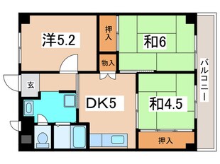 栄楽ハイツの物件間取画像